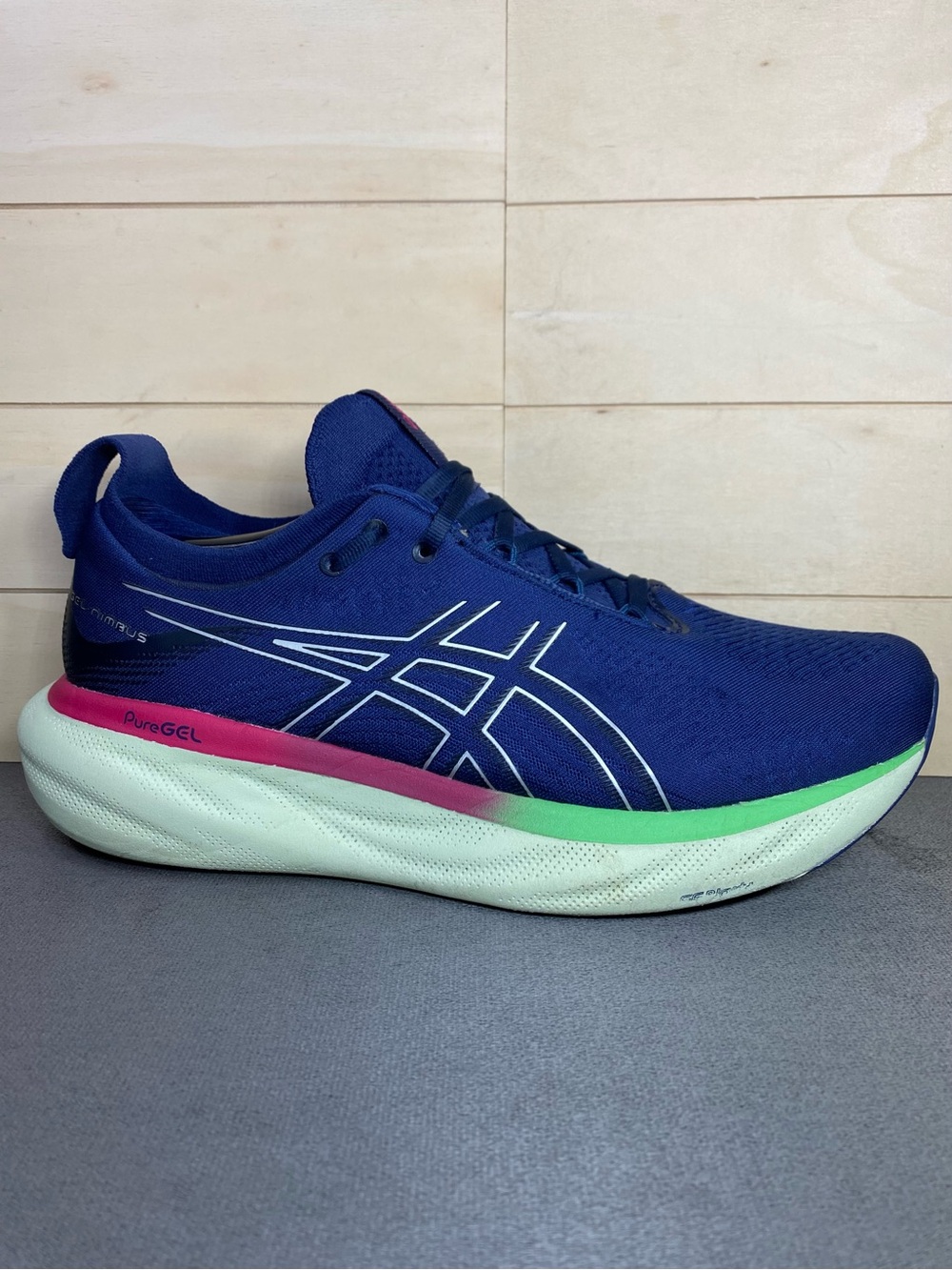 Asics Gel Nimbus 25 Blue Women's Size10 Running Shoes Sneakers 1012B356